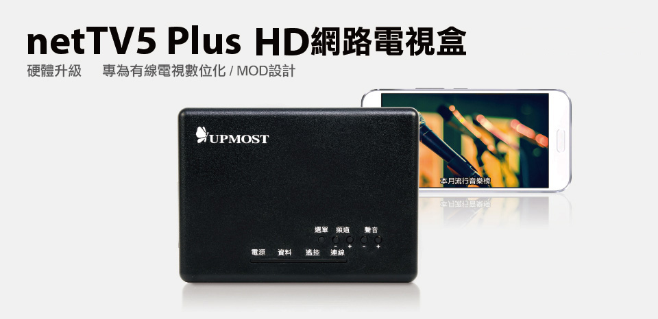 申請免費體驗netTV5 Plus HD網路電視盒  